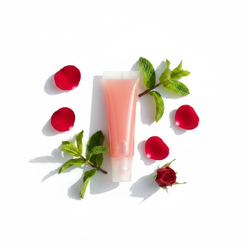 Lip Gloss - Spearmint & Red Roses